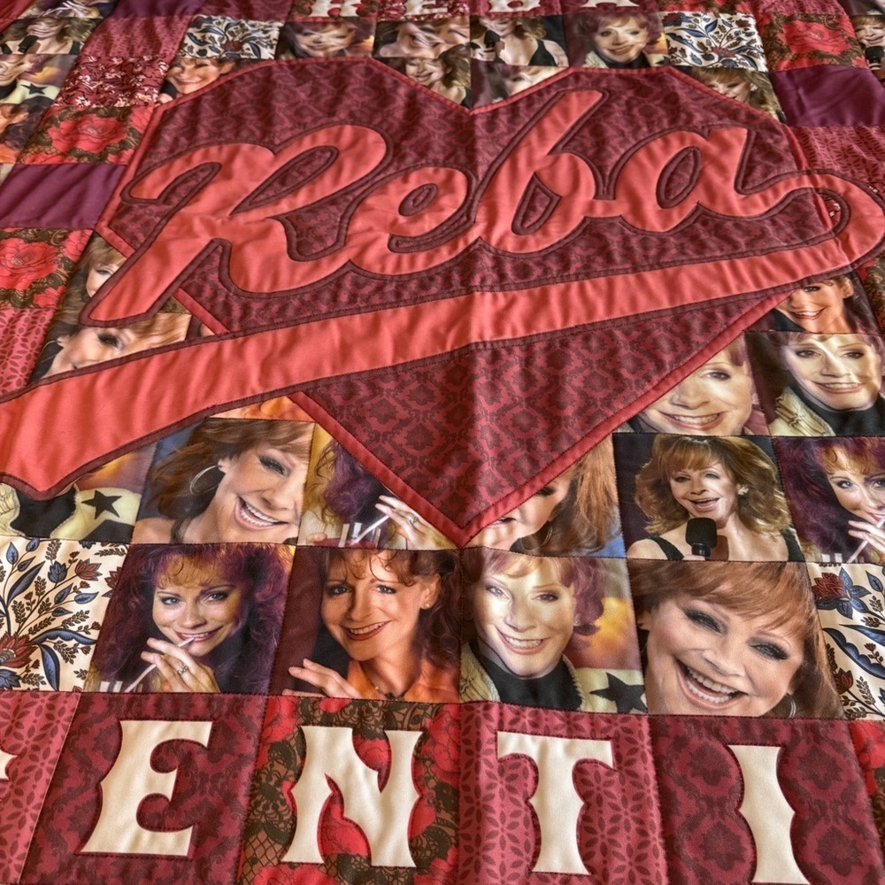 60” x 54” As Seen on TV Joe Pickett TV Prop Reba McEntire Patchwork Quilt - Picture 8 of 12